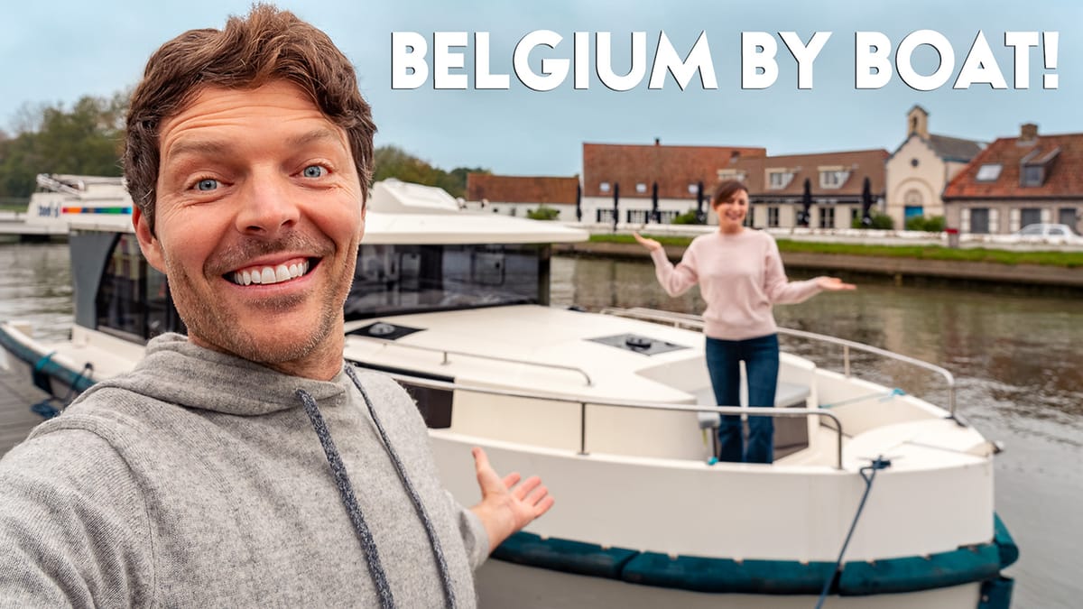 Cruising Belgium On A Canal Boat (full tour)