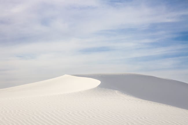 Wonderland of Dazzling White Sands