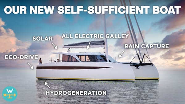 Our New Hybrid Electric Catamaran