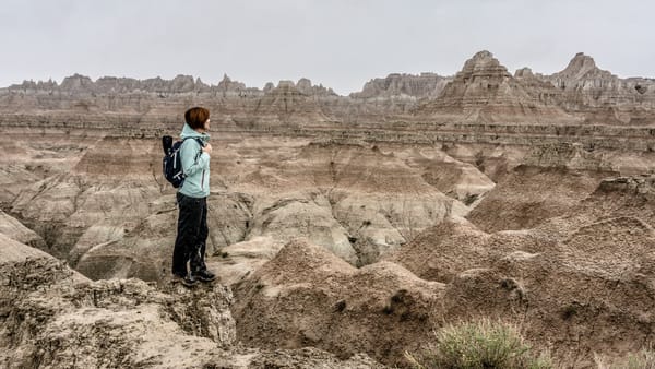 A Lunar Landing at Badlands National Park