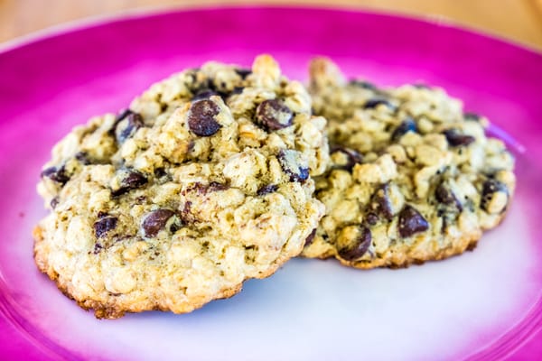 Big, Chewy Chocolate Chip Oatmeal Cookies