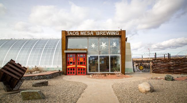 best patio and beer in taos