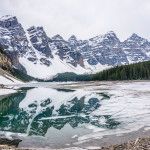 beautiful glacial lake