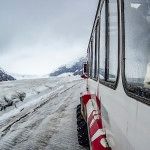 Glacier climbing bus