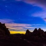 Trona Pinnacles Night Sky