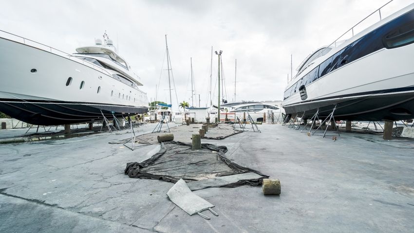 poor hurricane preparation for boats