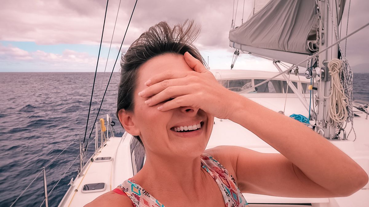 nikki wynn face palm for not spotting the whales