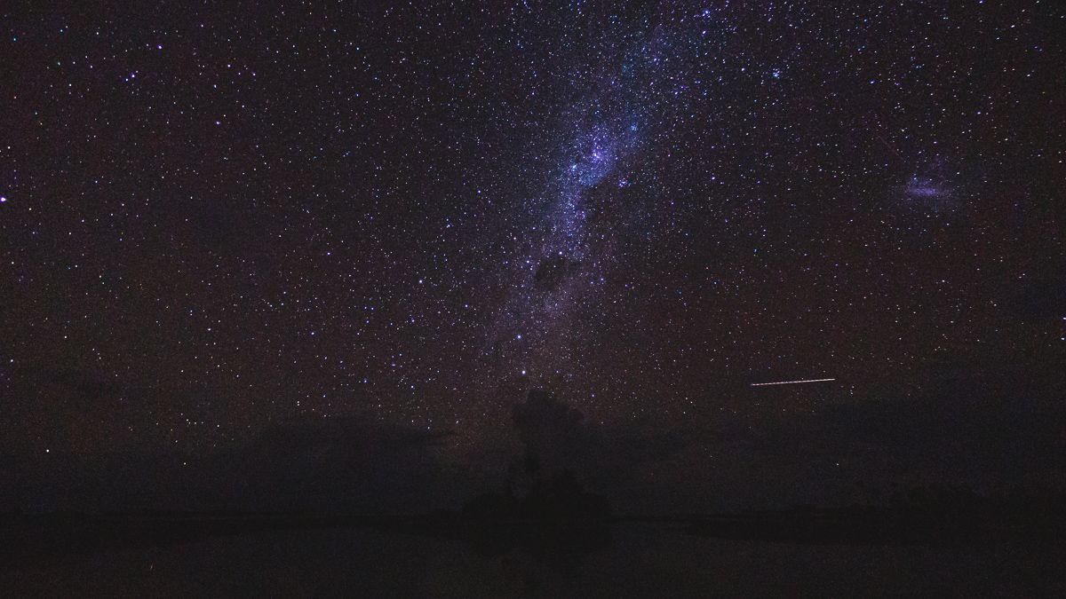 Epic night stars in Fakarava