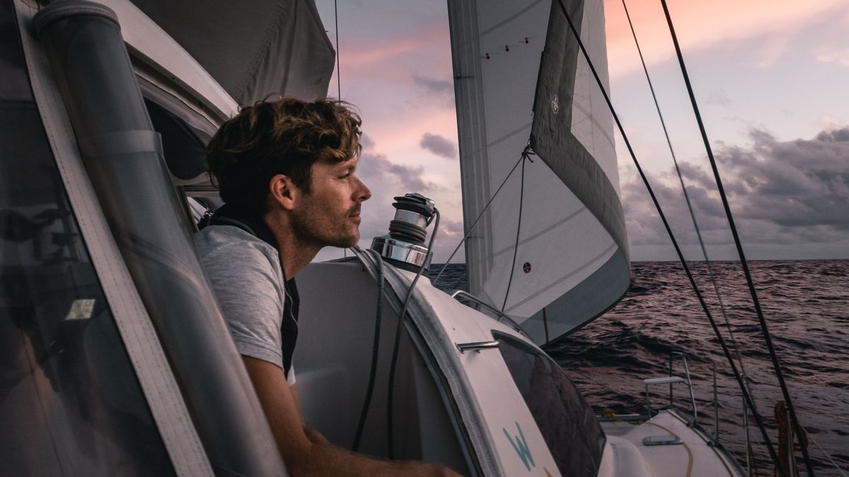 jason wynn contemplating life while sailing aboard curiosity in the south pacific